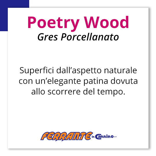 Poetry Wood - Gres Porcellanato #antiscivolo ABK⠀