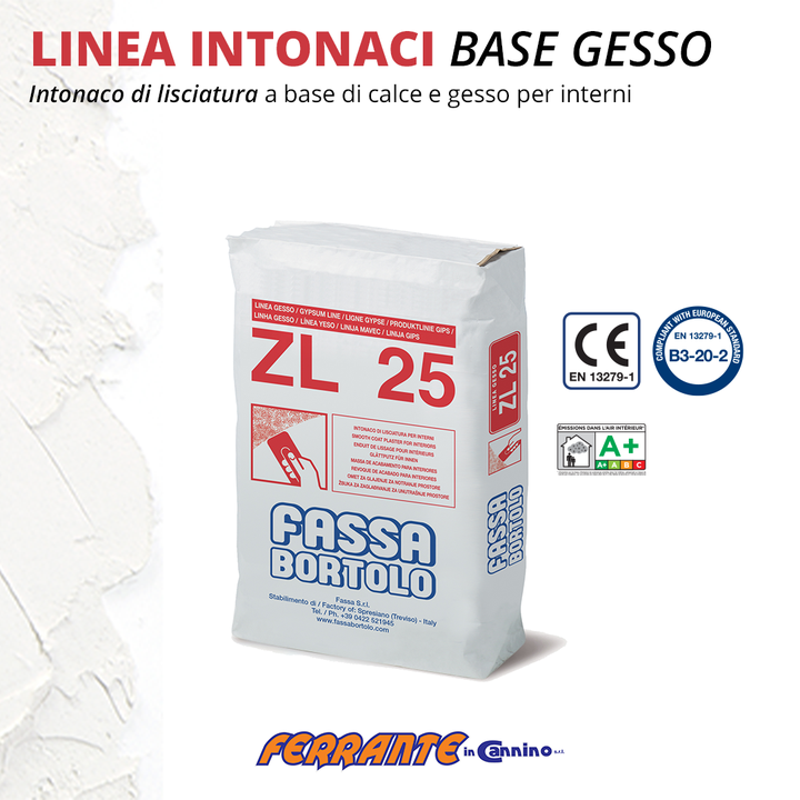 Linea #intonaci base #gesso Fassa Bortolo #disponibili ✅⠀