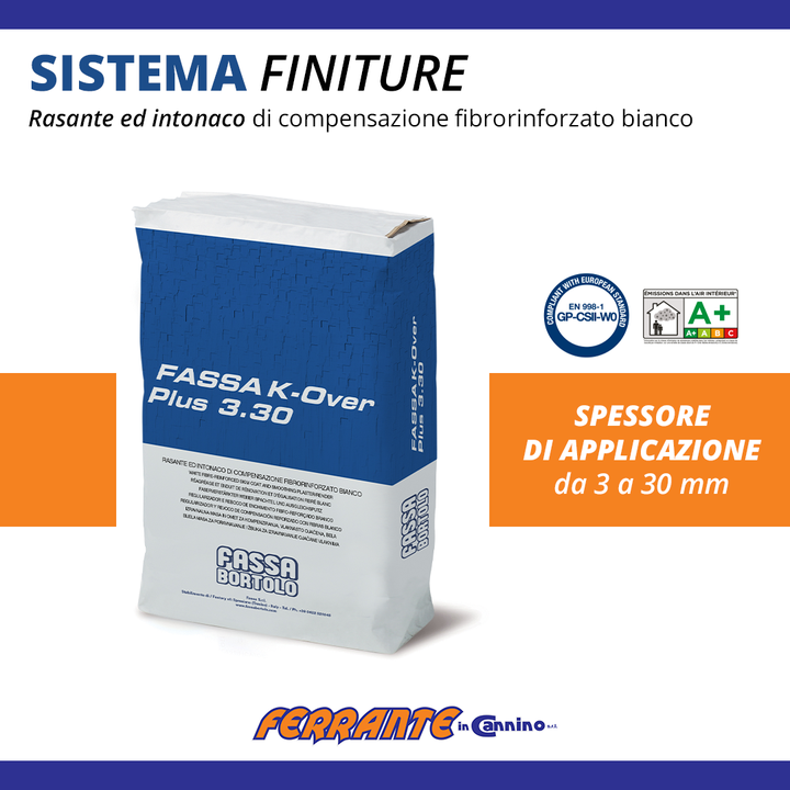 Sistema Finiture Rasanti FASSA K-OVER PLUS 3.30 #disponibile ✅