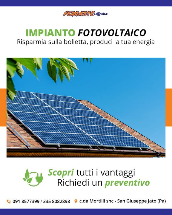 Impianto Fotovoltaico✔️♻️⠀
