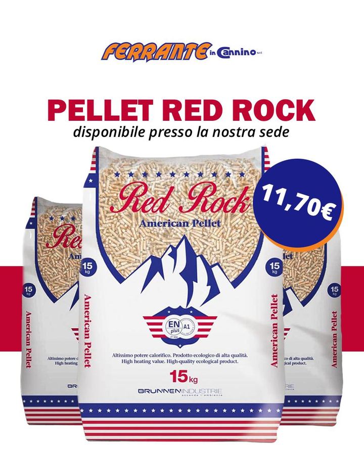 #Pellet #Red #Rock 👉 Acquista pellet di #qualità per la
