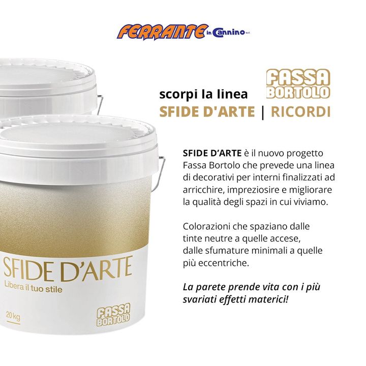 Scopri la linea Sfide d'arte  RICORDI di Fassa Bortolo

Sfide